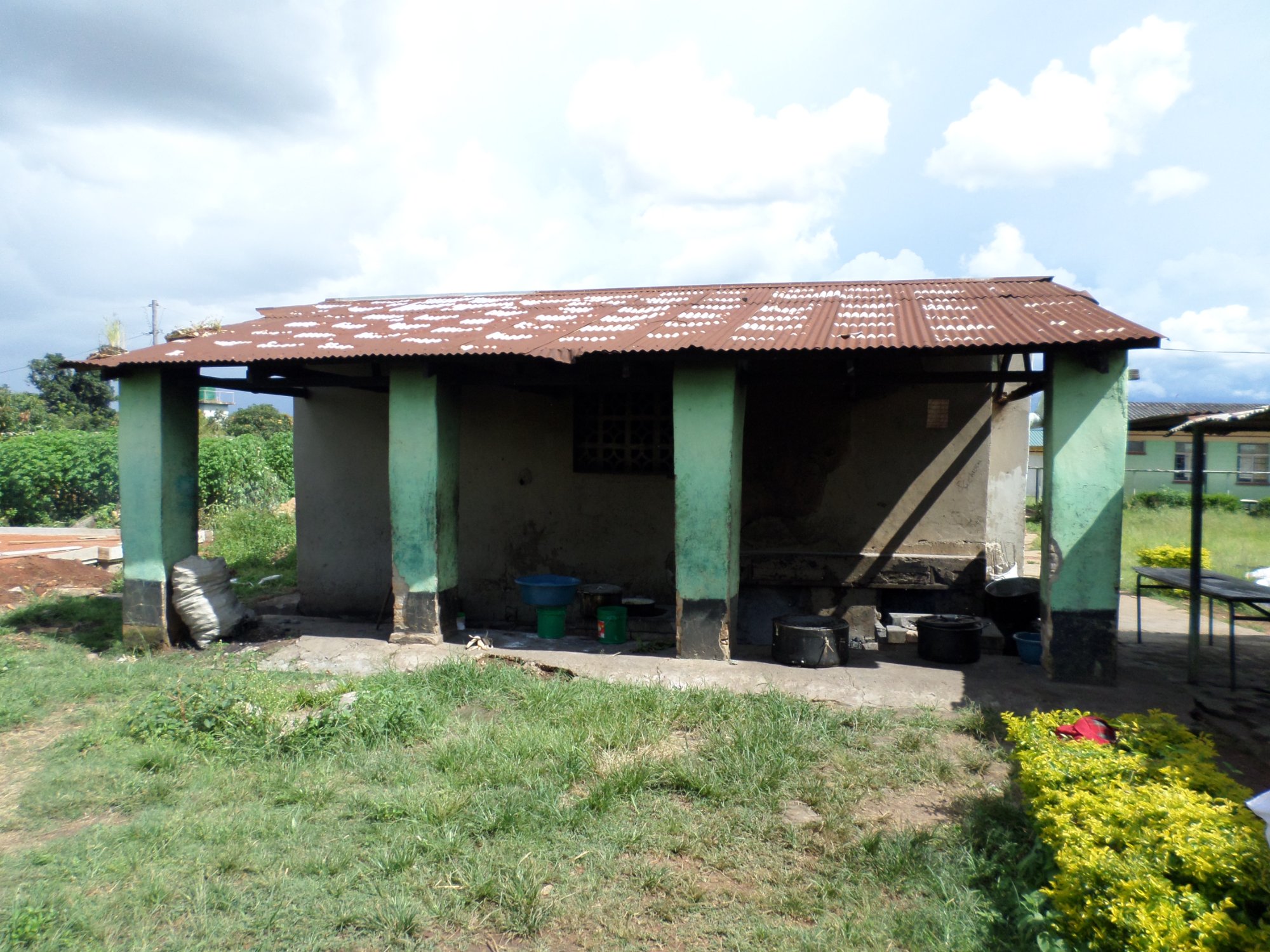 Current kitchen at Chileshe Chepele Special Needs School